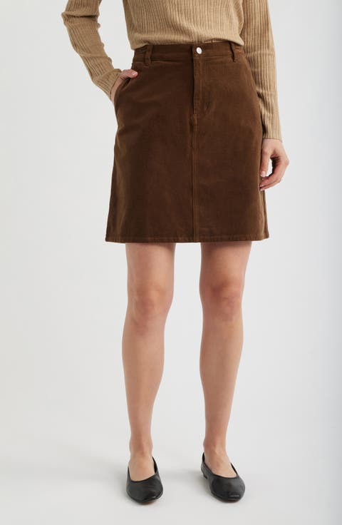Stretch Organic Cotton Skirt