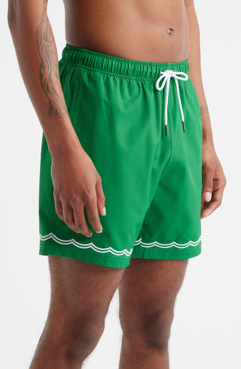 MAVRANS Ciao Waterproof Swim Trunks, Alternate, color, Green