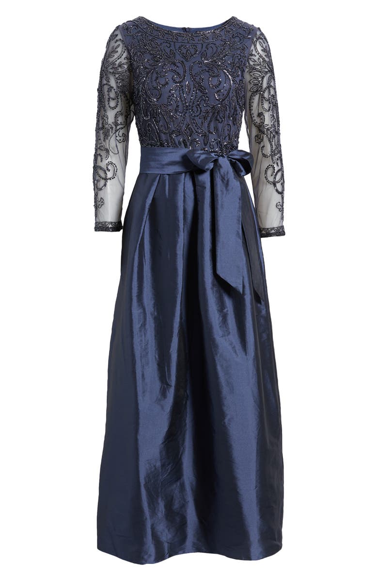 Pisarro Nights Embellished Cocktail Dress, Alternate, color, Navy