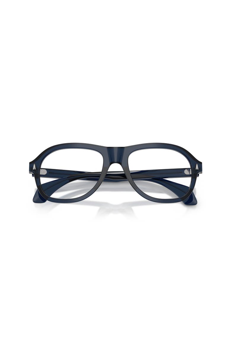 55mm Rectangle optical glasses, Alternate, color, Blue