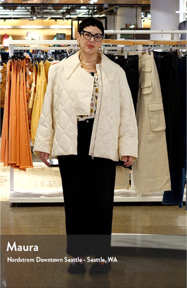 Diamond Quilted Recycled Polyester Jacket, sales video thumbnail