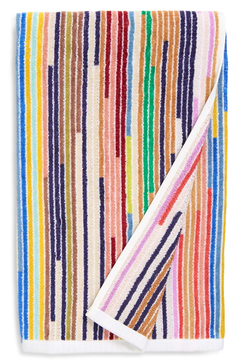 Melody Bath Towel, Main, color, WHITE MULTI