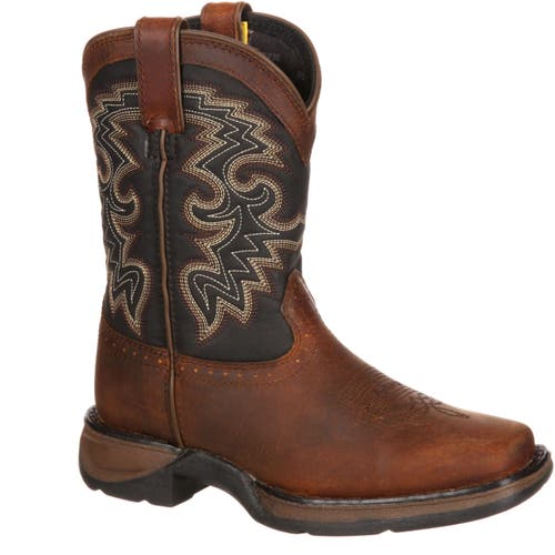 DURANGO Lil' Rebelby Big Kid Western Boot in Tan Black  product