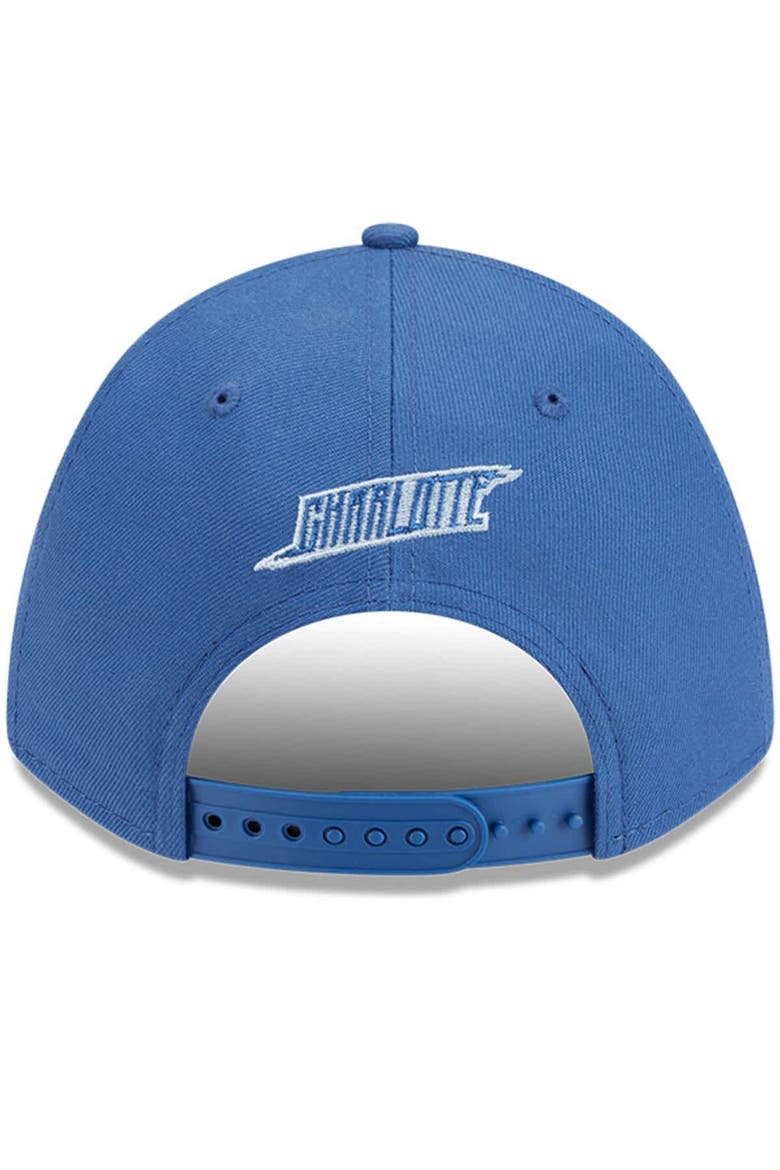 Men's New Era  Blue Charlotte FC 2025 Jersey Hook 9FORTY M-Crown Adjustable Hat, Alternate, color, Blue