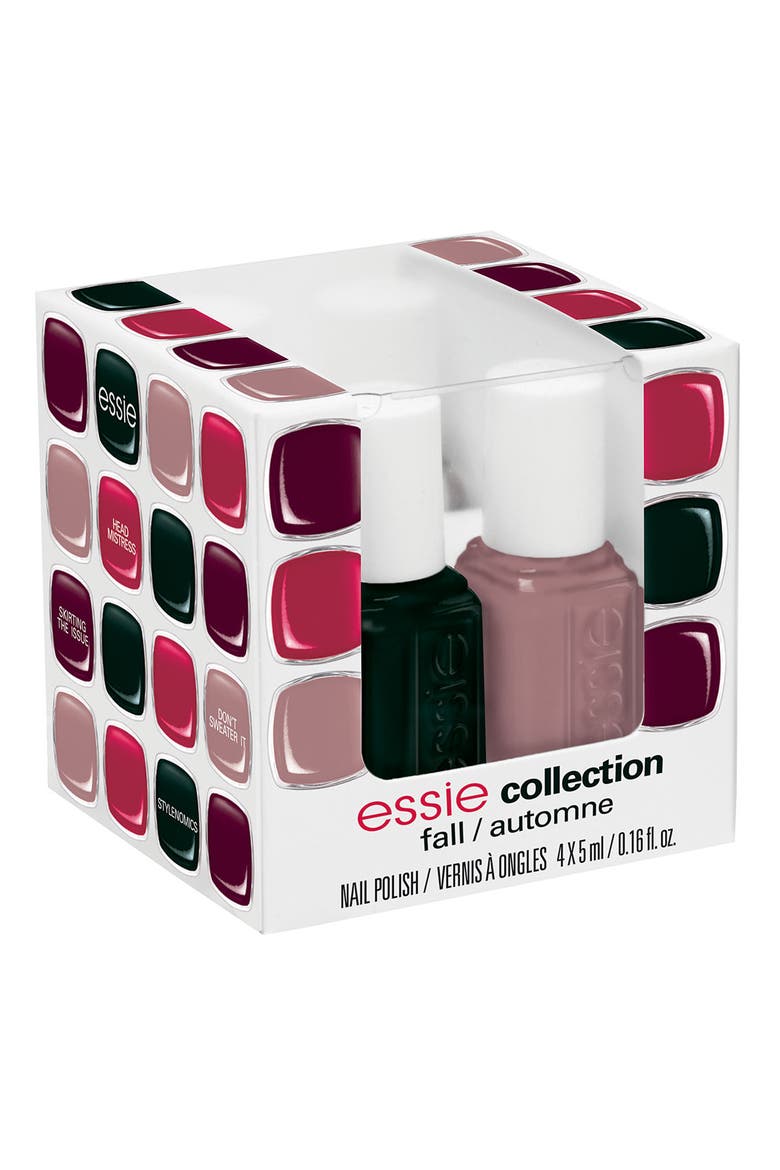 essie® 'Fall 2012' Mini 4-Pack, Main, color, NO COLOR