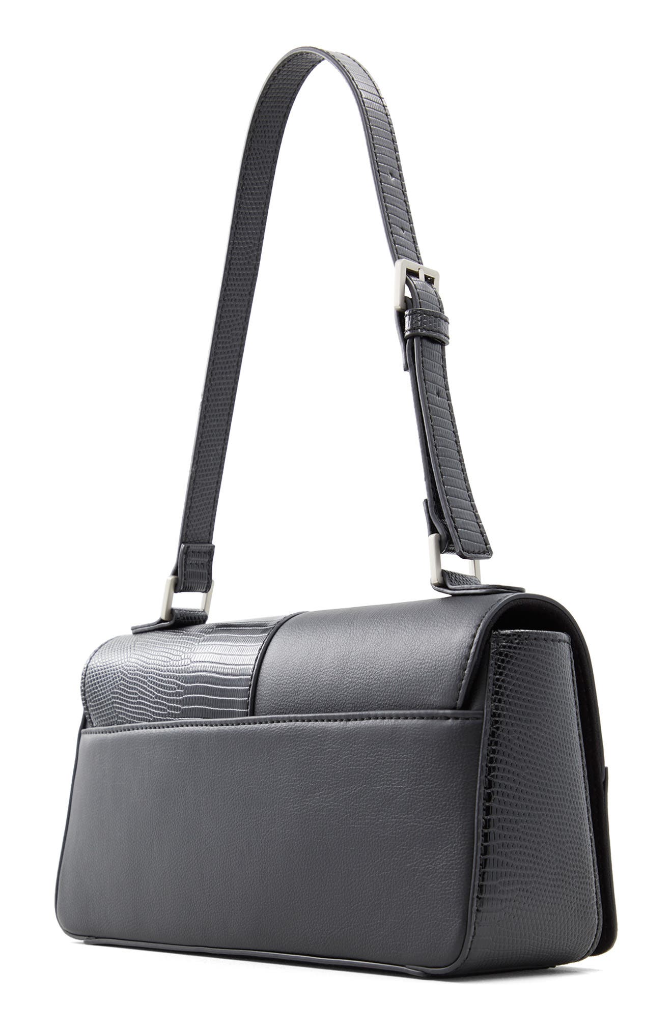 Who What Wear Isabella Patchwork Faux Leather Shoulder Bag, Alternate, color, 