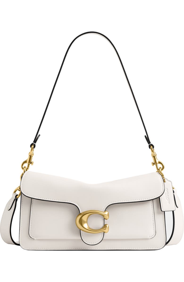 COACH Tabby 26 Leather Shoulder Bag, Main, color, B4/Chalk