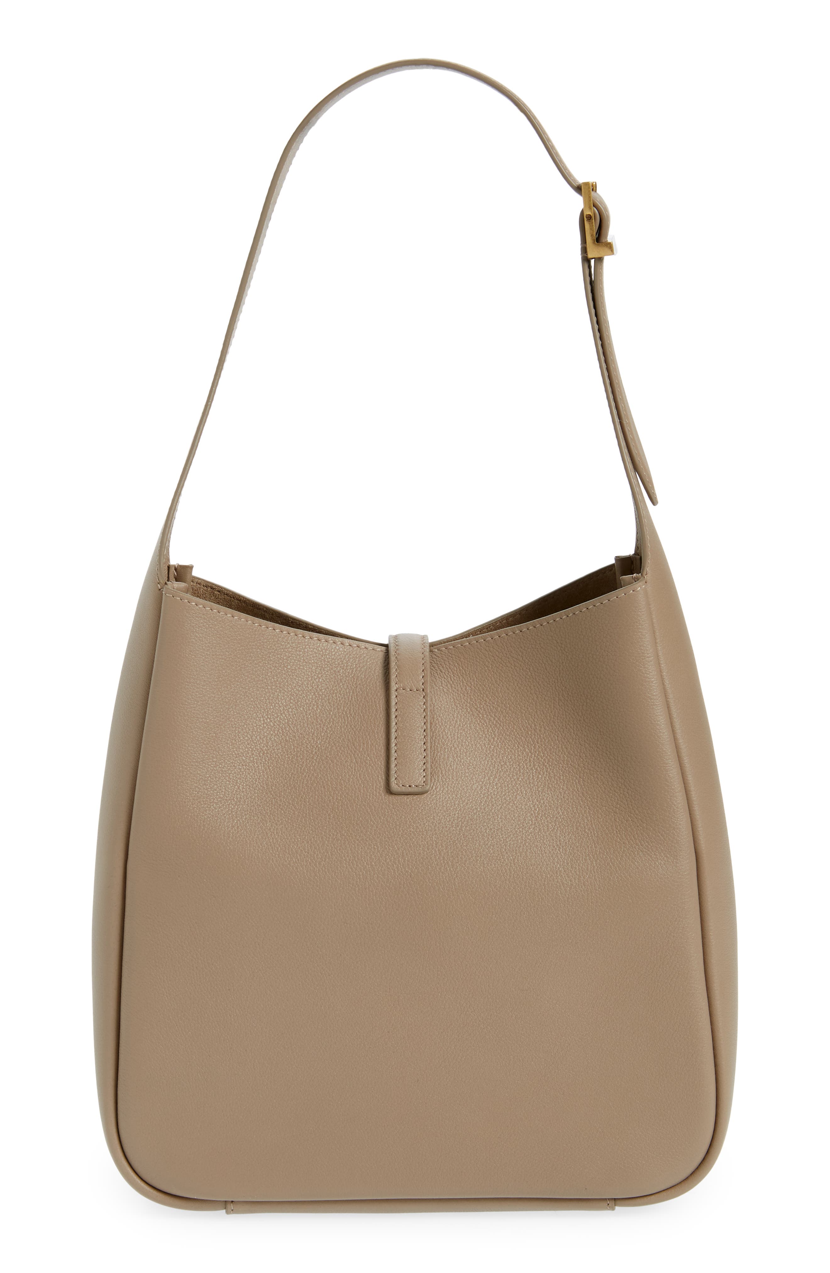 Женские сумки Saint Laurent Small Le 5 à 7 Leather Hobo — фото 3