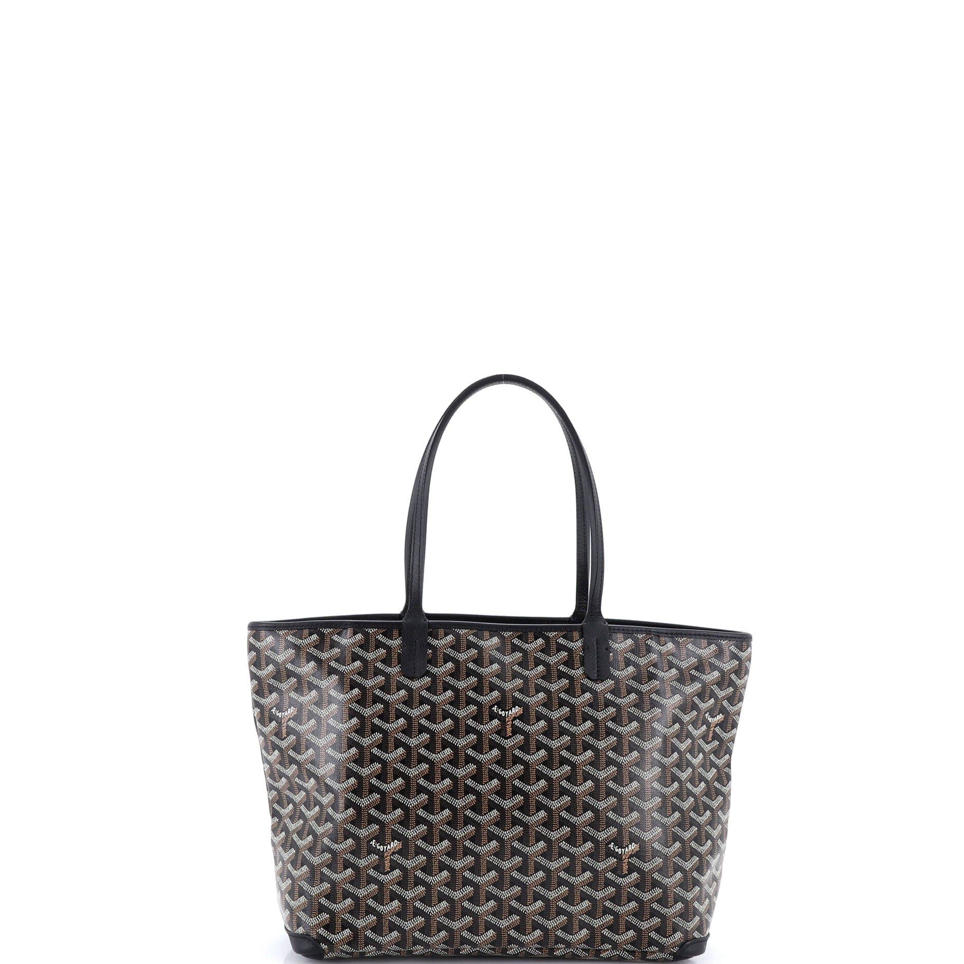 Pre-Owned Goyard Artois Tote Coated Canvas PM, Alternate, color, Black