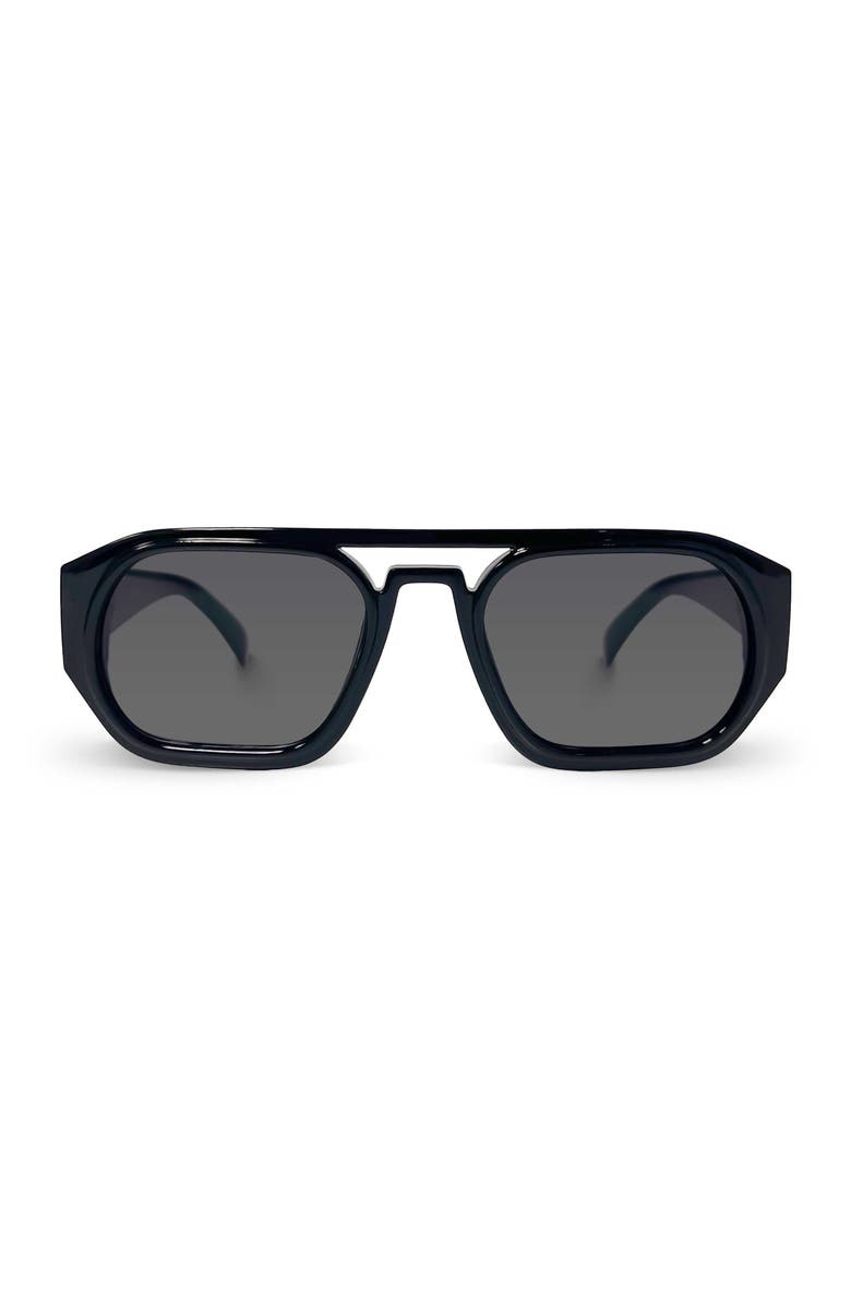 Youzey The Blaire Sunglasses, Main, color, Black