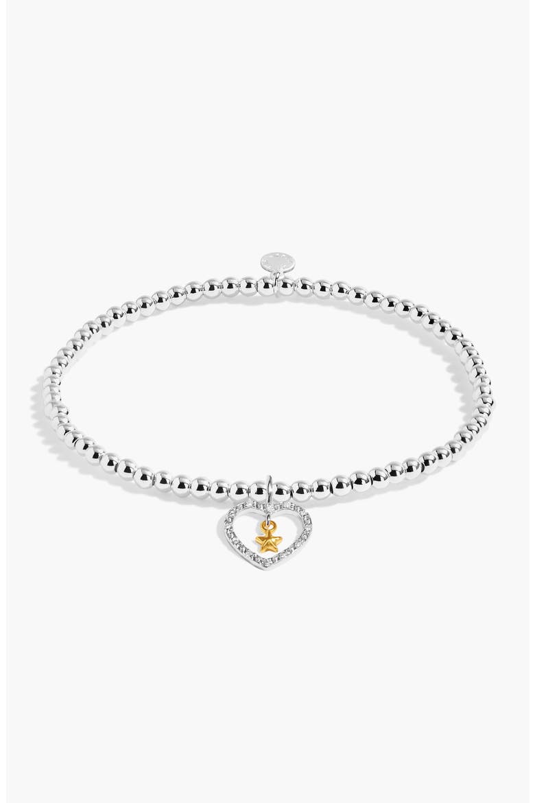 A Little 'Best News Ever!' Bracelet In Silver And Gold-Tone Plating, Alternate, color, Metallic Silver