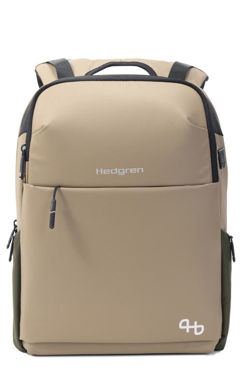 Hedgren Tram Laptop Backpack in Vintage Beige 