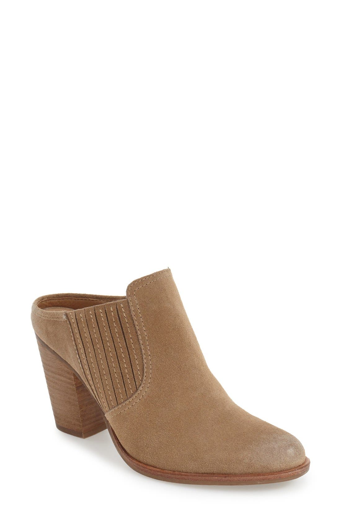 'Mertta' Mule, Main, color, TAUPE SUEDE