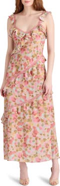 Steve Madden Versailles Floral Ruffle Dress