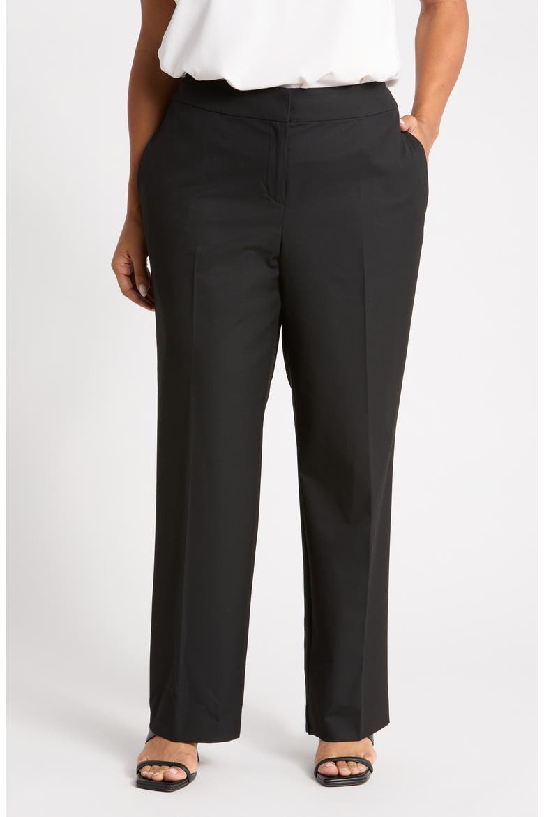 Washable Lily Trousers, Main, color, BLACK