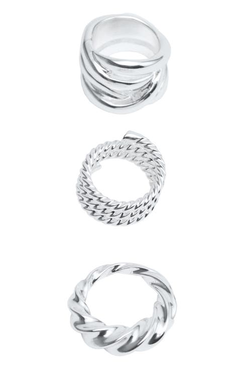 Set of 3 Irregular Rings