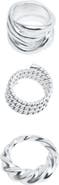 MANGO Set of 3 Irregular Rings