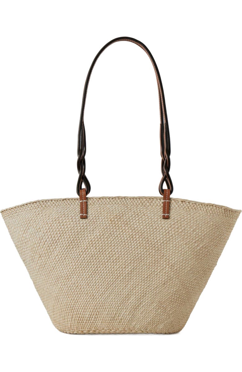 Mulberry Raffia Basket Tote, Alternate, color,