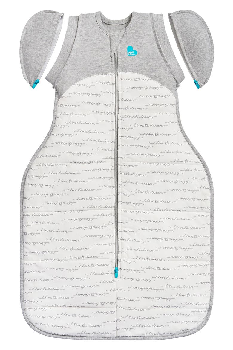 Swaddle Up™ Transition 2.5 TOG Stretch Cotton Sleep Bag, Main, color, DREAMER WHITE