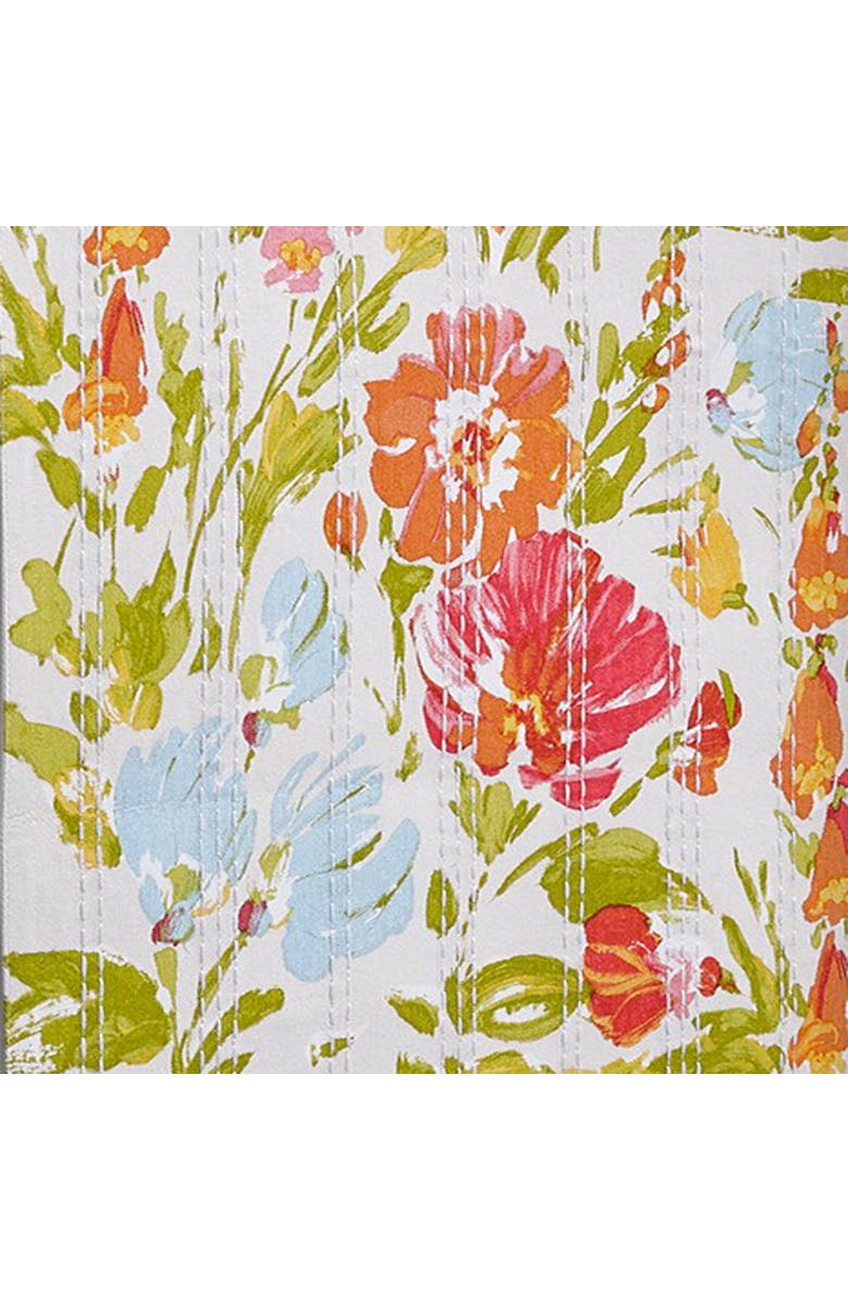 tag Bloom Blossom Multicolor Cotton Table Runner Machine Washable, Alternate, color, Multicolored