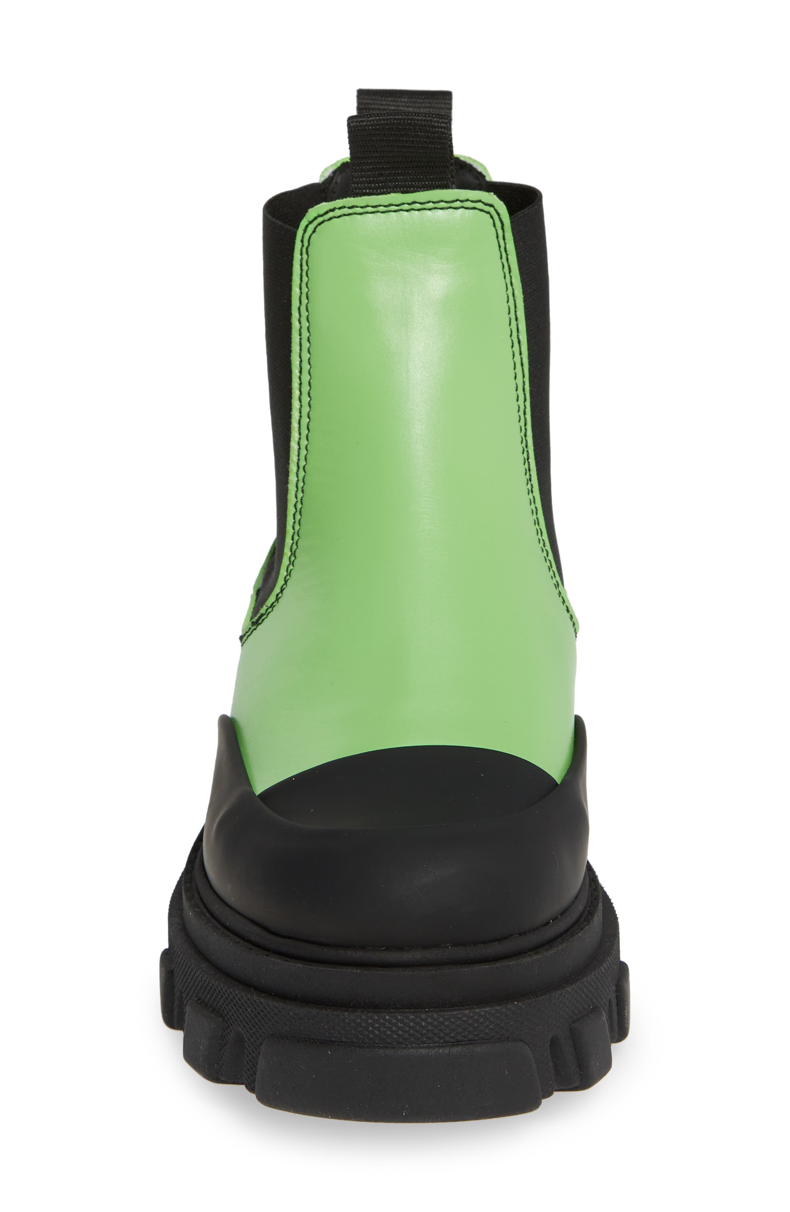Calf Leather Low Chelsea Boot, Alternate, color, FLASH GREEN