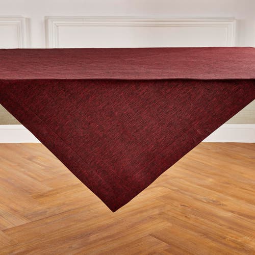 Solino Home Linen Table Throw In Red