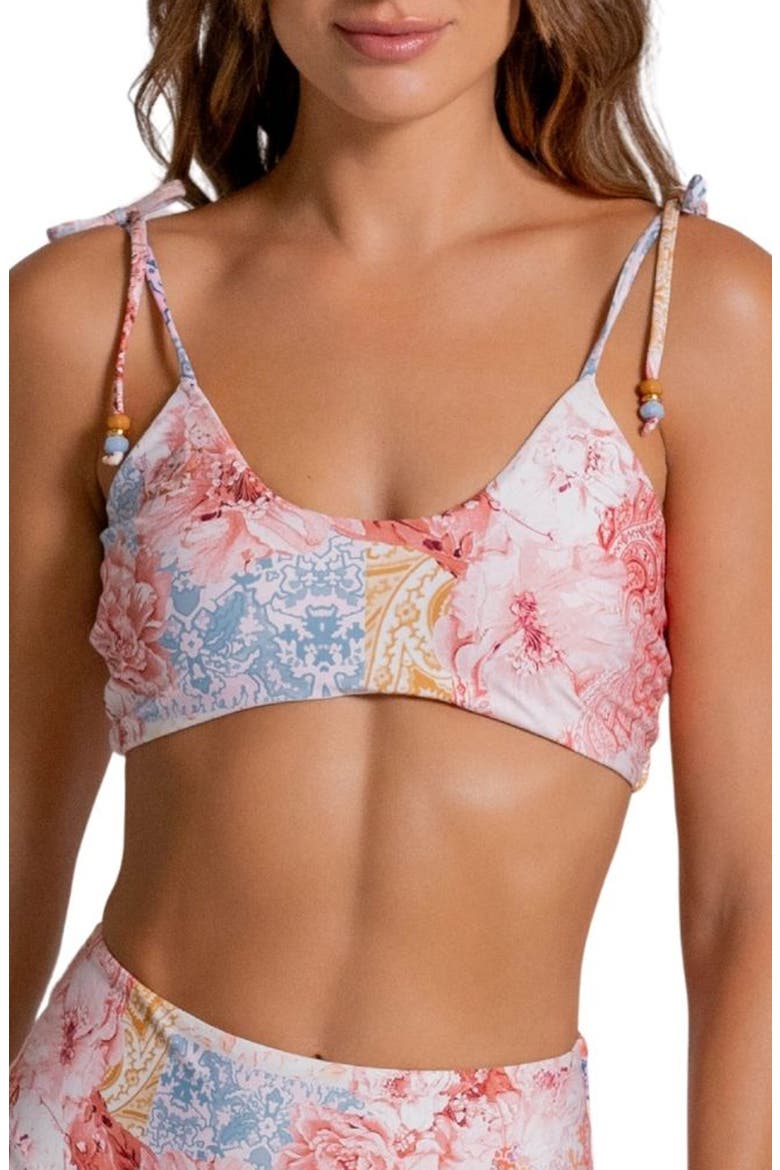 Bralette Bikini Top, Main, color, MULTI
