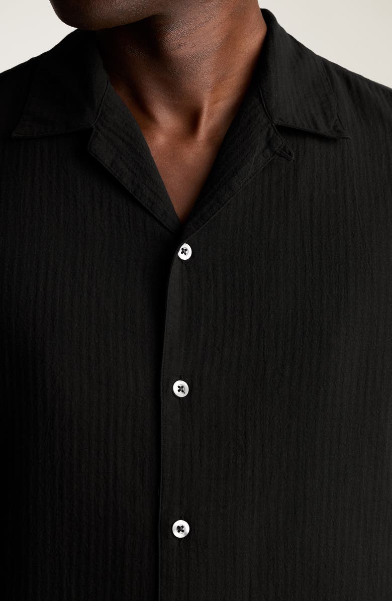 Bonobos Resort Riveria Textured Stripe Cotton Camp Shirt, Alternate, color, 