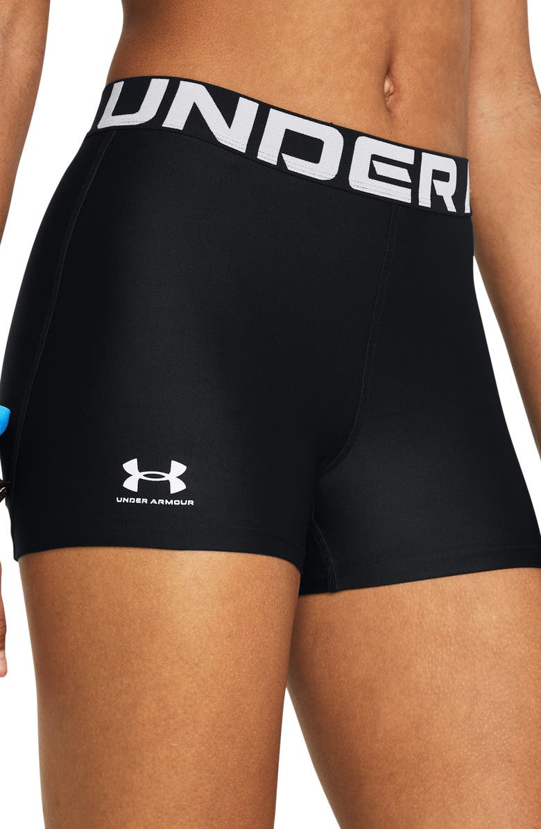 Under Armour HeatGear<sup>®</sup> Shorts, Alternate, color, Black / / White