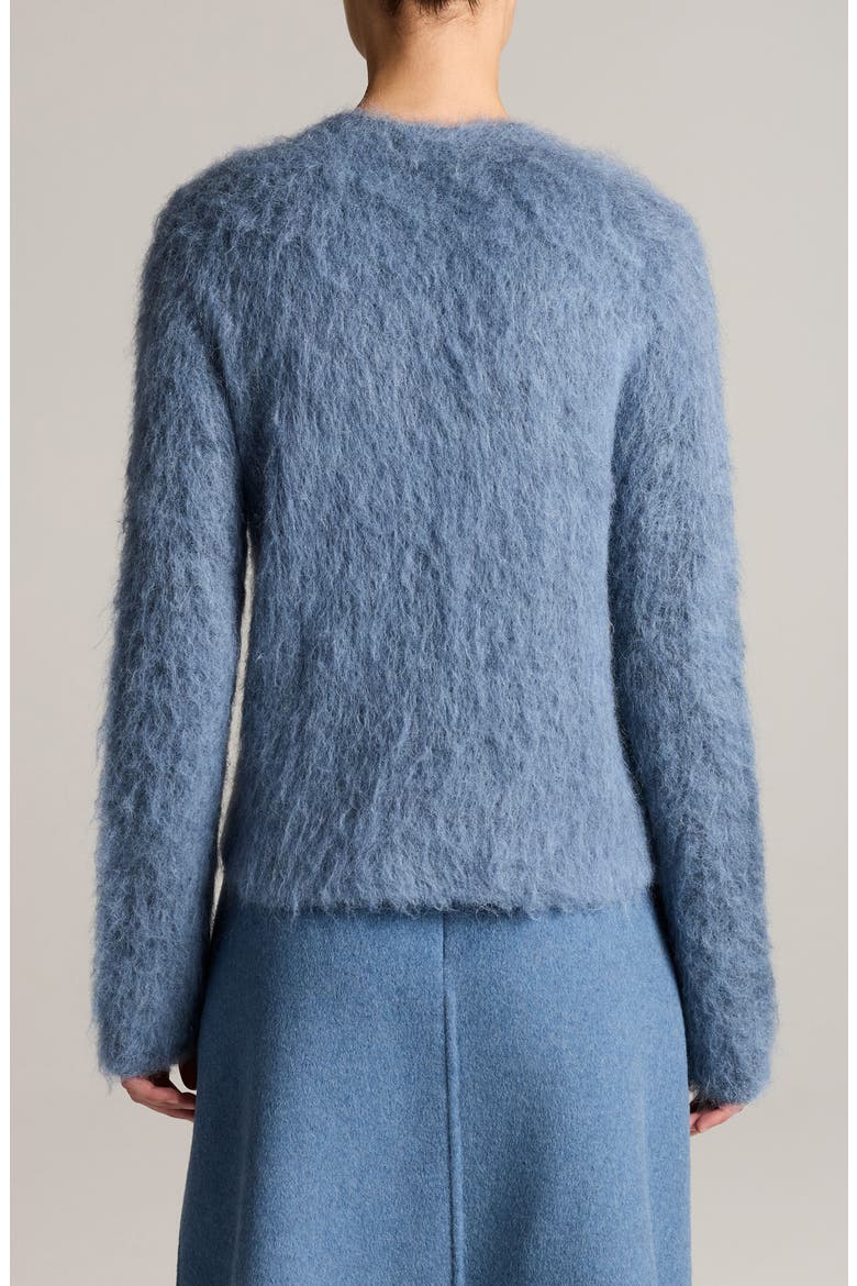 Brushed Crewneck Sweater, Alternate, color, BLUE SLATE