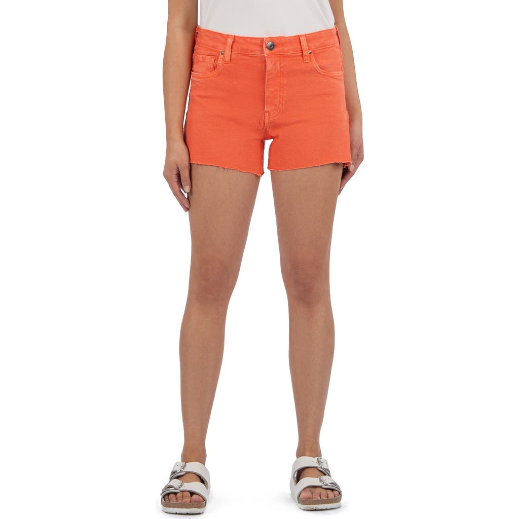 Kut From The Kloth Jane Raw Hem Mid Rise Denim Shorts