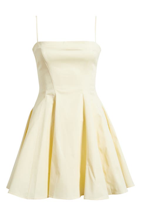 Dolly Stretch Cotton Fit & Flare Cocktail Dress