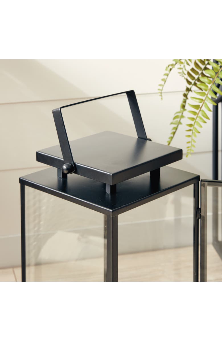 Napa Home & Garden Alden Lantern, Alternate, color, Black