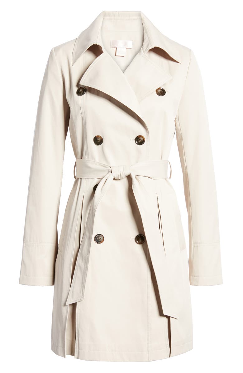 Rachel Parcell Pleated Trench Coat, Alternate, color,