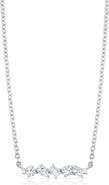 Michael M Montage Mixed Cut Diamond Bar Necklace
