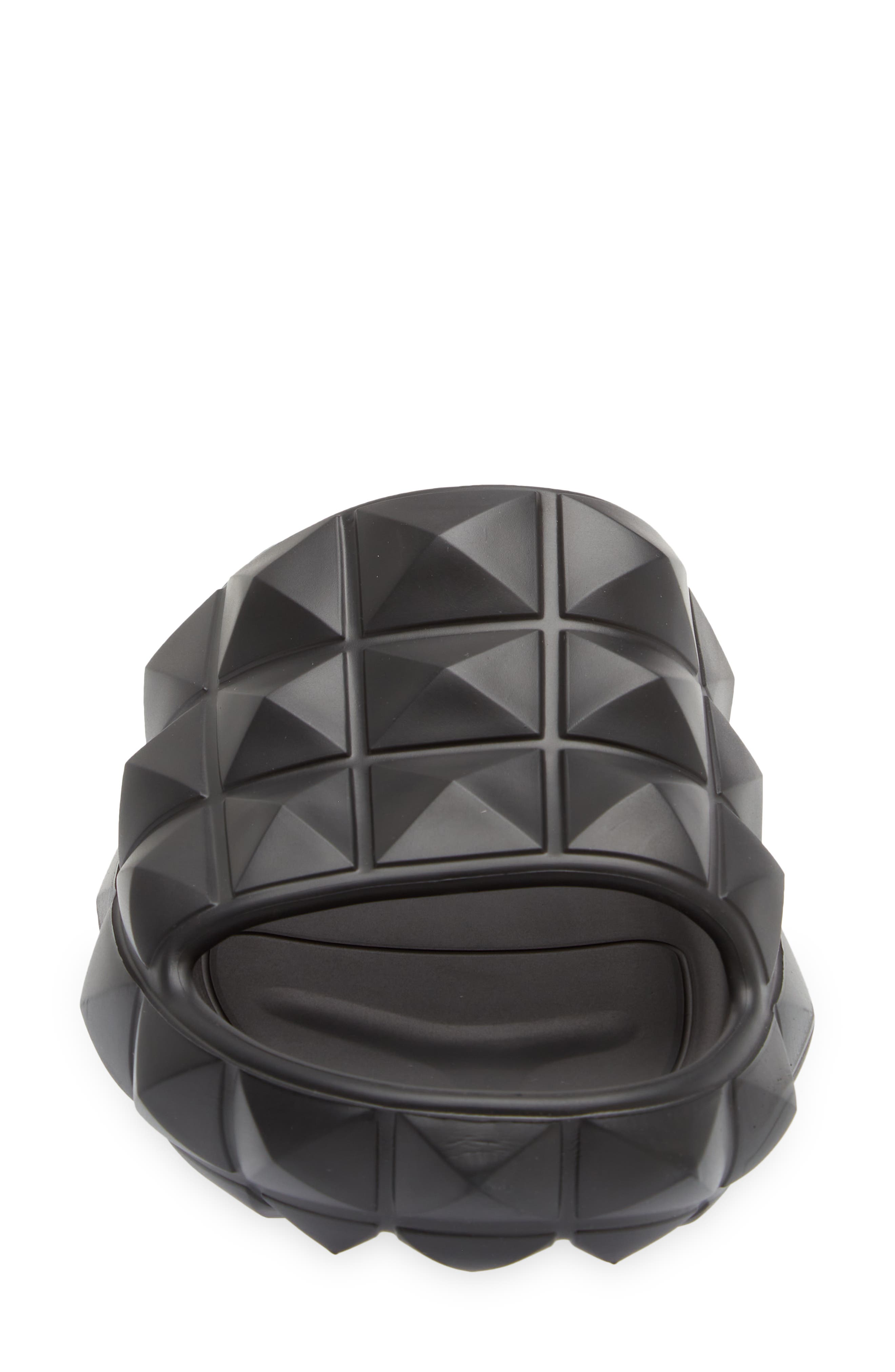 Valentino Garavani Roman Stud Turtle Slide Sandal, Alternate, color, 