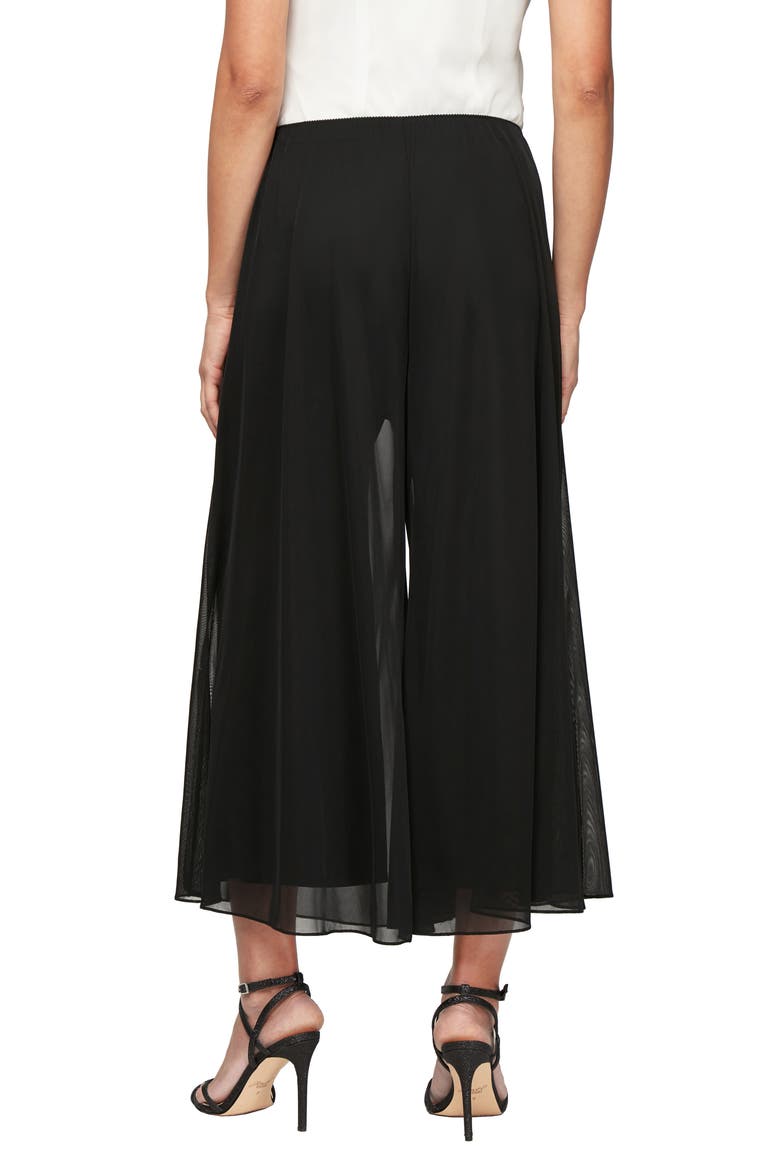 Crop Wide Leg Pants, Alternate, color, BLACK