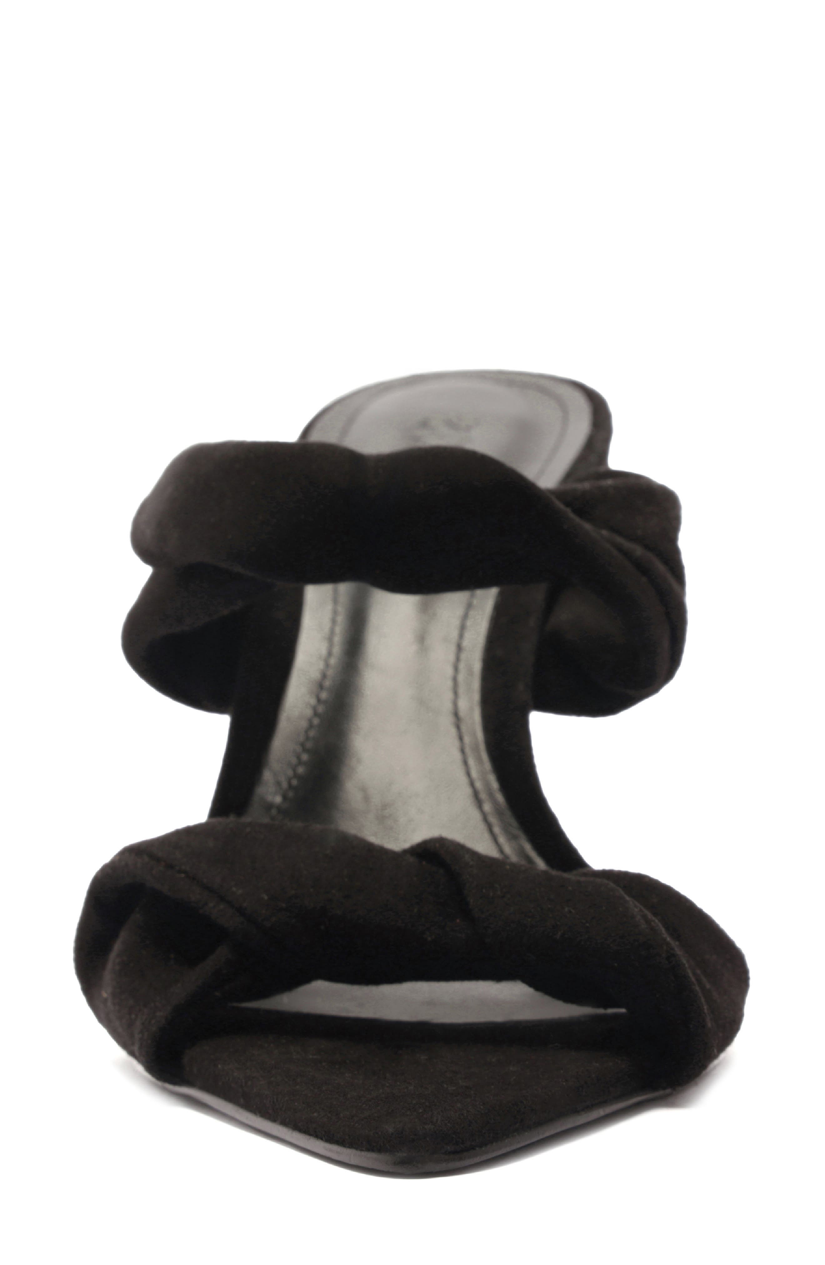 Schutz Meline Pointed Toe Slide Sandal, Alternate, color, Black