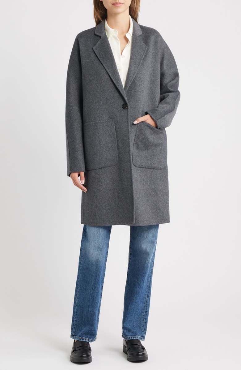 Rails Everest Brushed Wool Blend Coat, Alternate, color, Charcoal