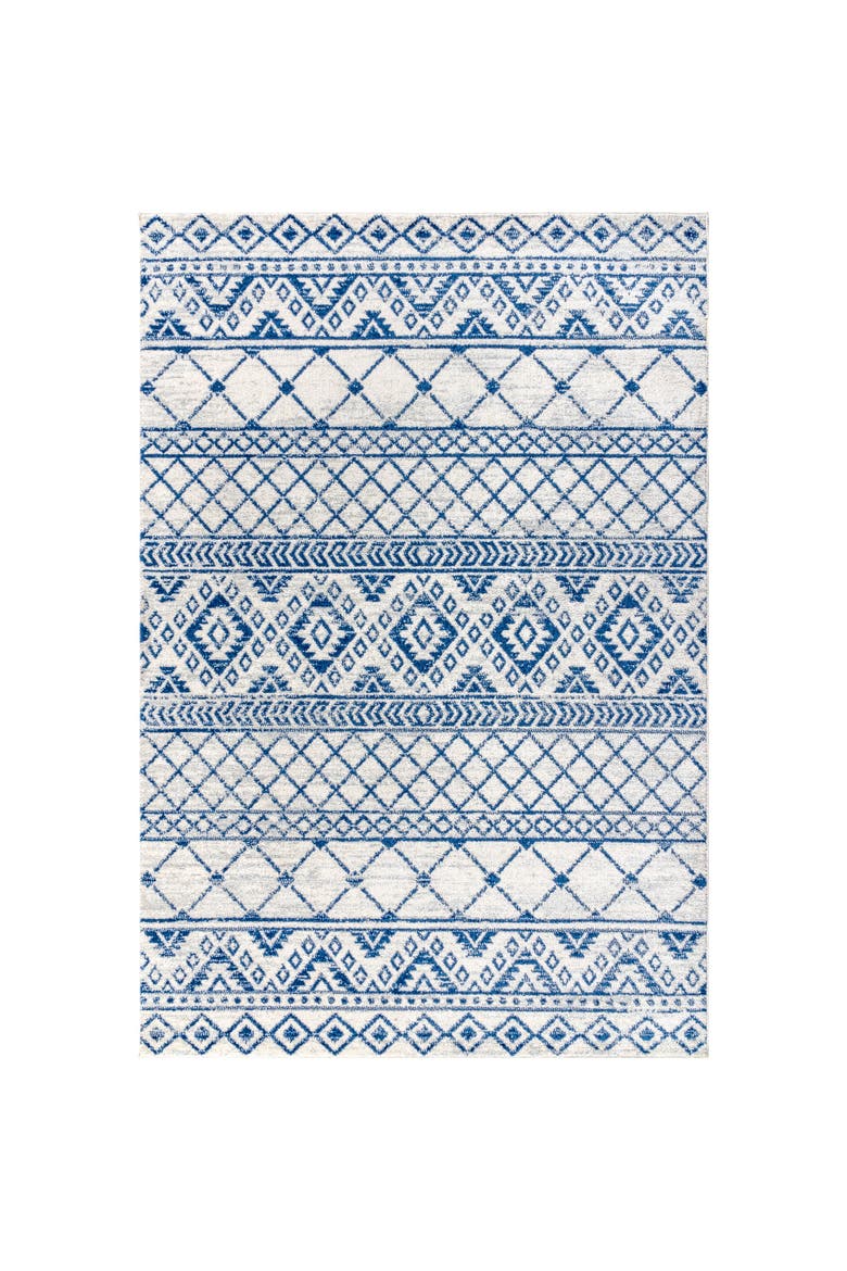 Moroccan HYPE Boho Vintage  Area Rug, Main, color, Cream/Blue