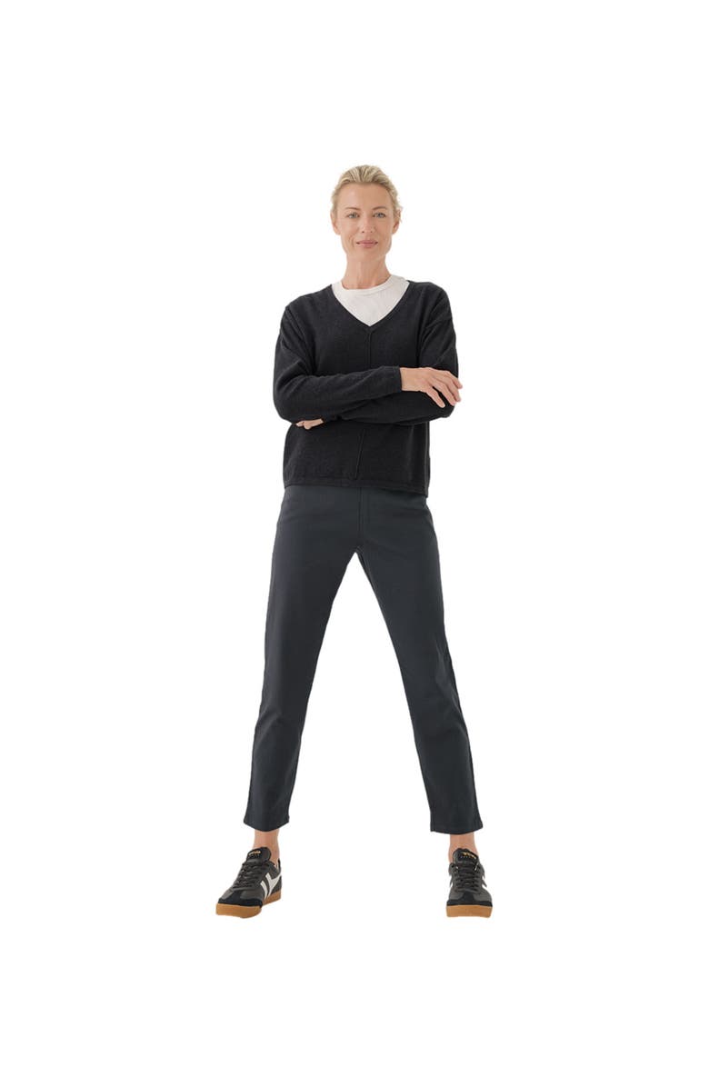 Pact Organic Stretch Twill Denim Slim Straight Pant, Alternate, color, 