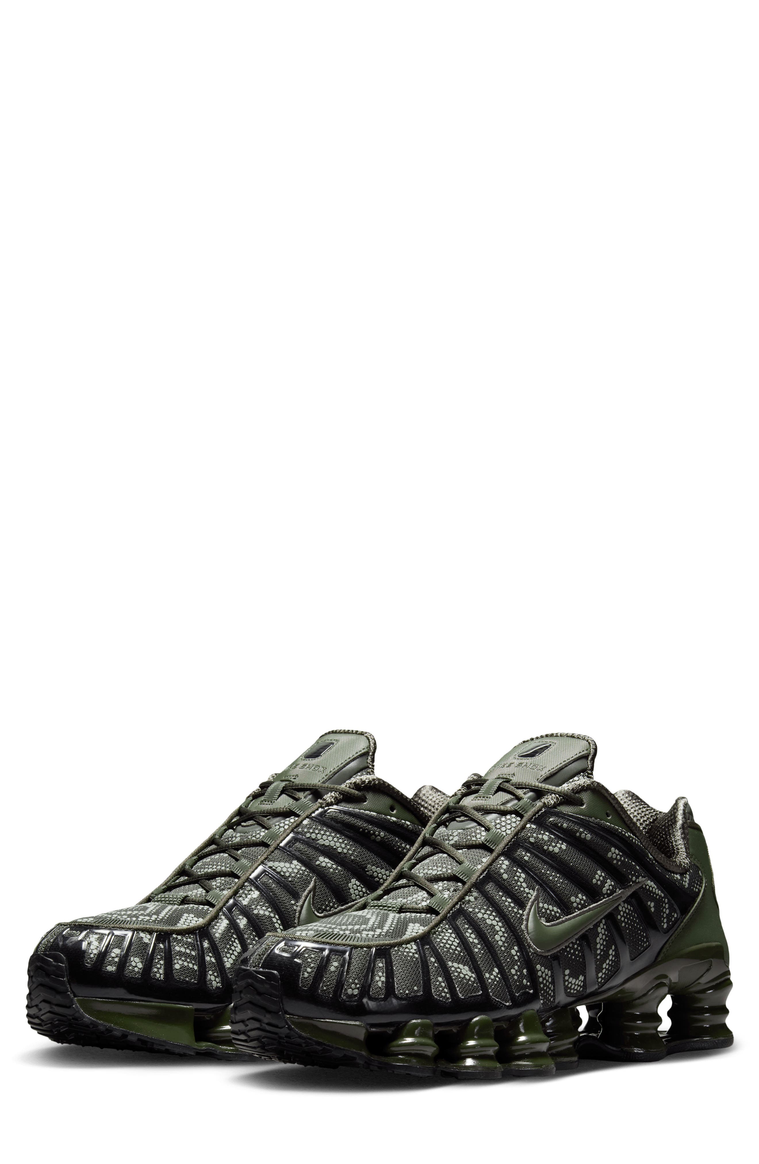 Shox TL Sneaker, Main, color, NEWSPRINT/ BLACK/ NEWSPRINT