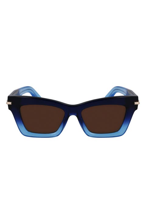 Prisma 52mm Modified Rectangular Sunglasses