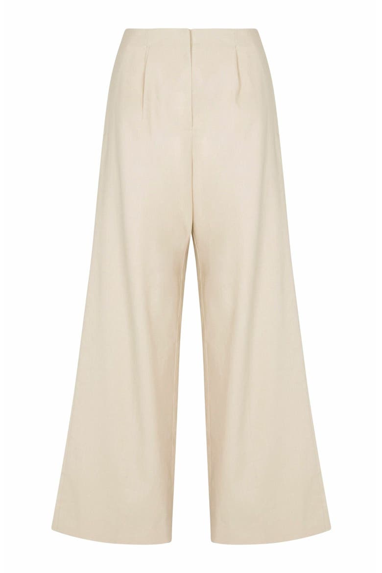 Beatrice Stretch Linen Pant, Alternate, color, SAND