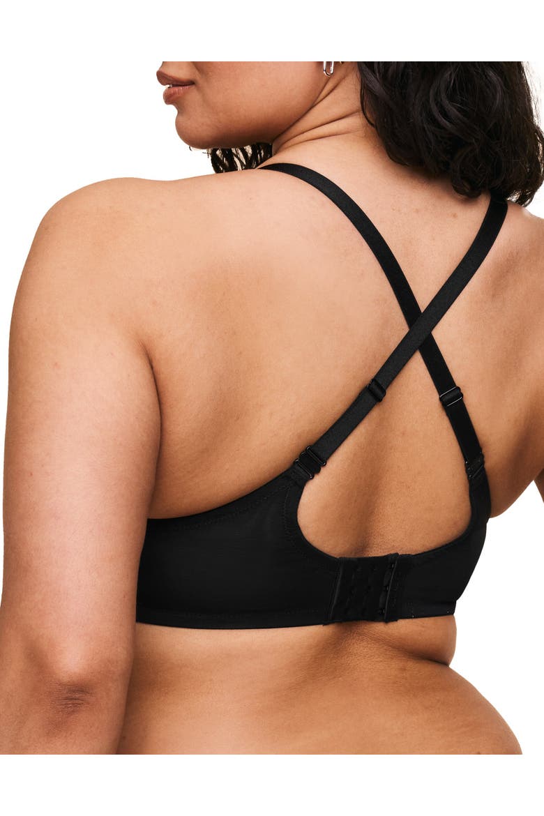 Vicky Unlined Full Coverage Bra, Alternate, color, Black