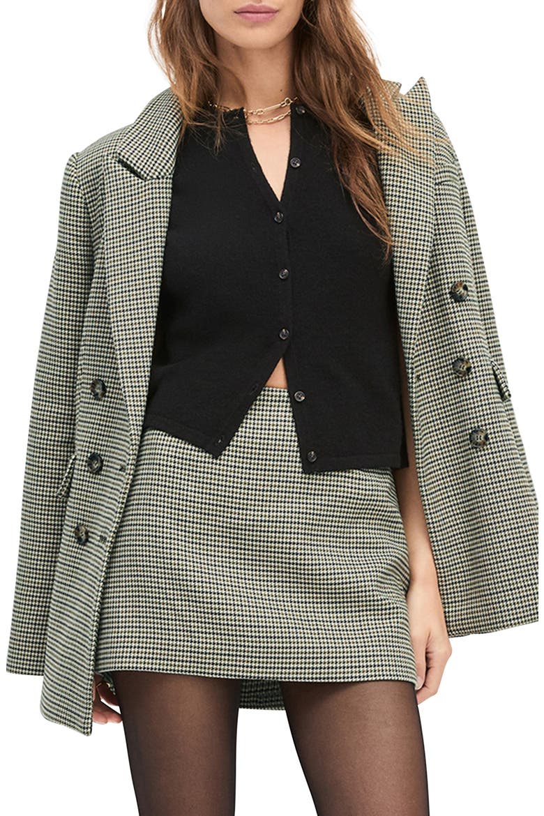 The Phoebe Houndstooth Double Breasted Blazer, Main, color, CHESIRE HOUNDSTOOT