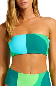 Seafolly Reversible Strapless Tube Bikini Top