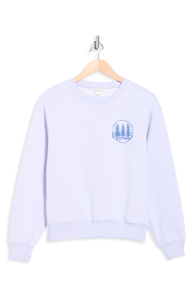 MARIKA Meira Sweatshirt, Alternate, color, Icelandic Blue Sunny Pine