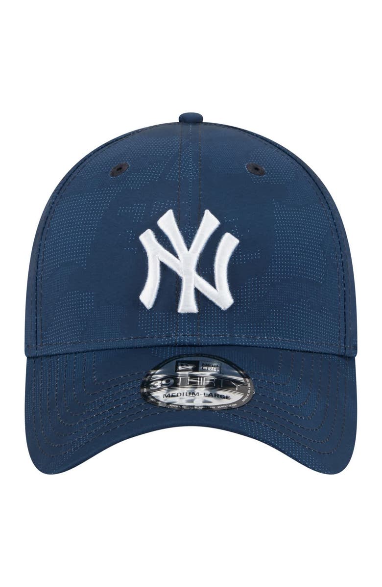 New Era Men's New Era Navy New York Yankees Tonal Camo 39THIRTY Flex Hat, Alternate, color, Navy