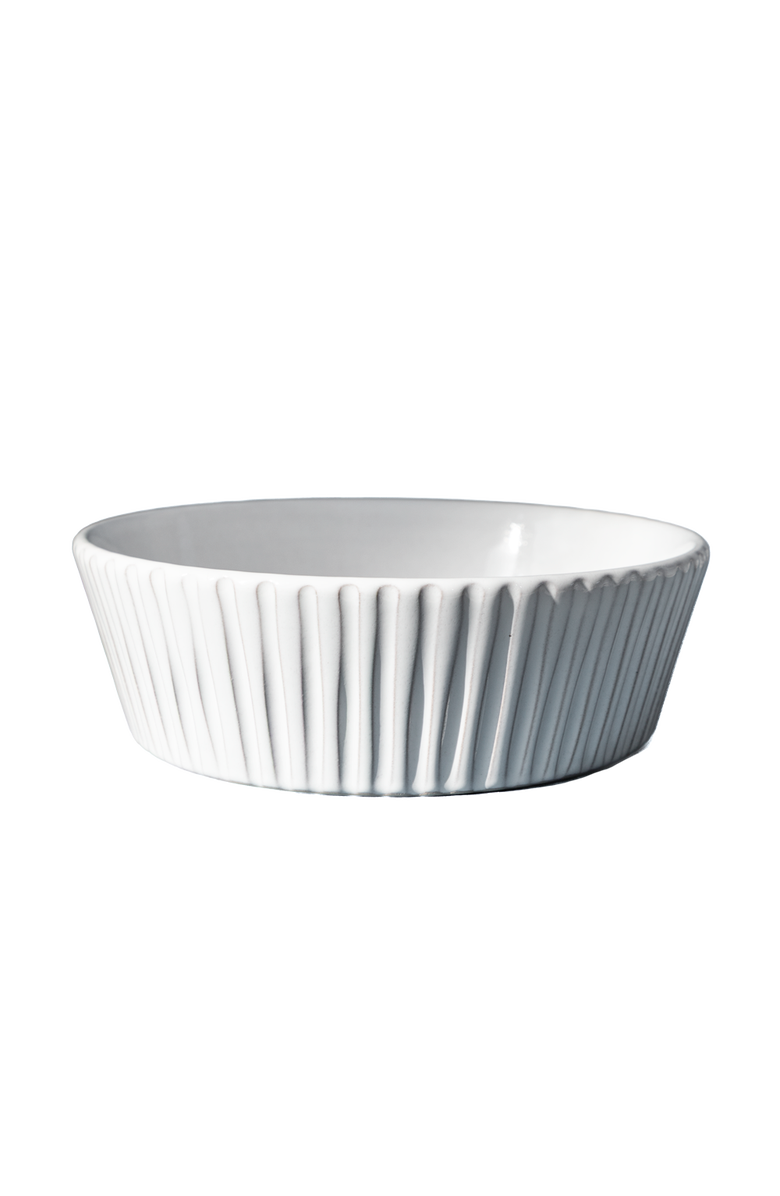 Une Vie Nomade Lines Pasta Bowl Set of 4, Alternate, color, Milk White